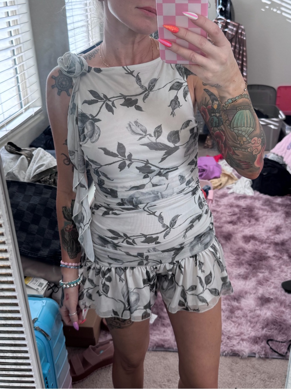 Urban Outfitters Floral Mini Romper